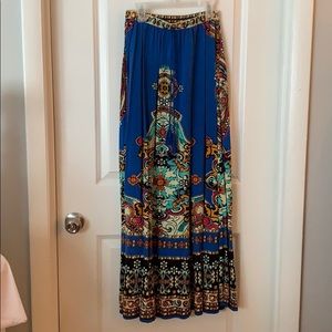 Gorgeous Aztec Maxi Skirt
